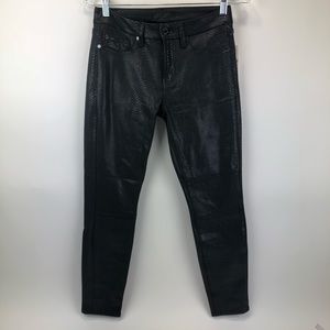 7FAM 7 For All Mankind Snake Print Skinny Jeans